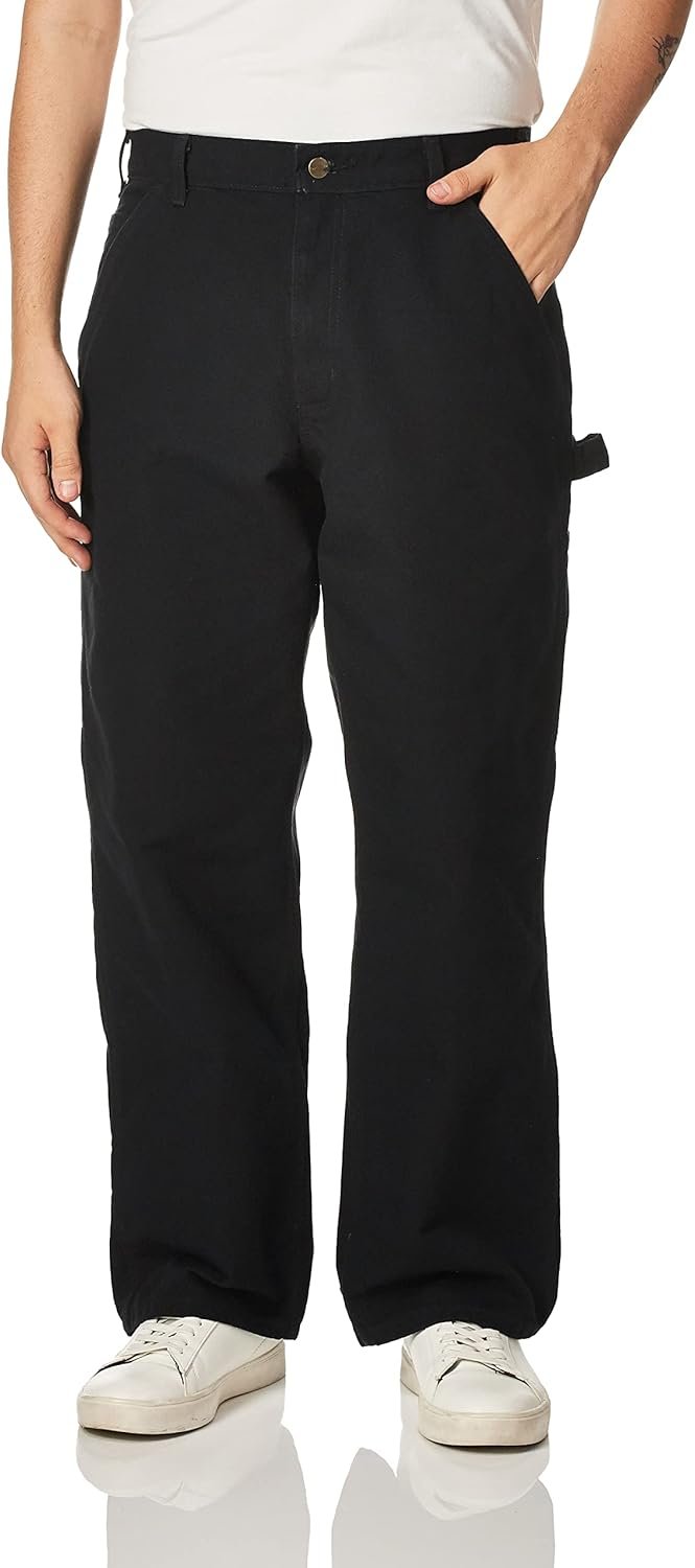 men Washed Twill Relaxed Fit Pant